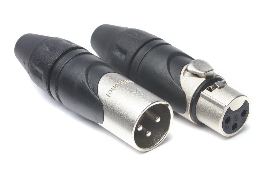 kvalitné konektory XLR od AMPHENOL-u - obr. 3