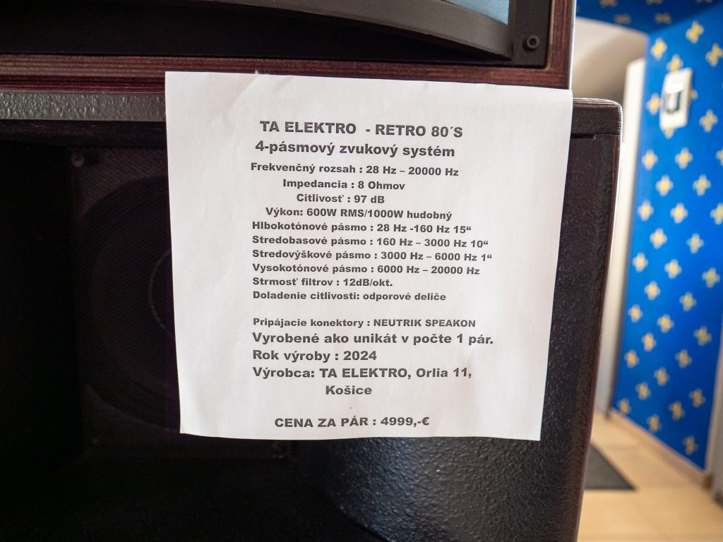 Štvorpásmové reprosústavy v retro štýle rokov osemdesiatych - unikátna zostava , vyrobená len v jednom páre! - obr. 5