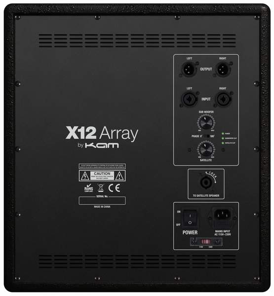 Malý lineárny ozvučovací systém X12 ARRAY - obr. 3
